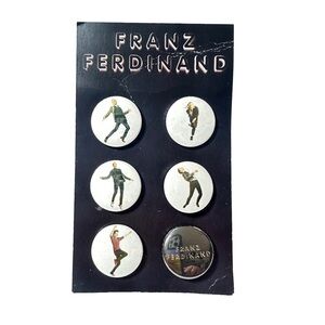 Franz Ferdinand Button Pin Badge Set Of 6 Always Ascending Tour BN New